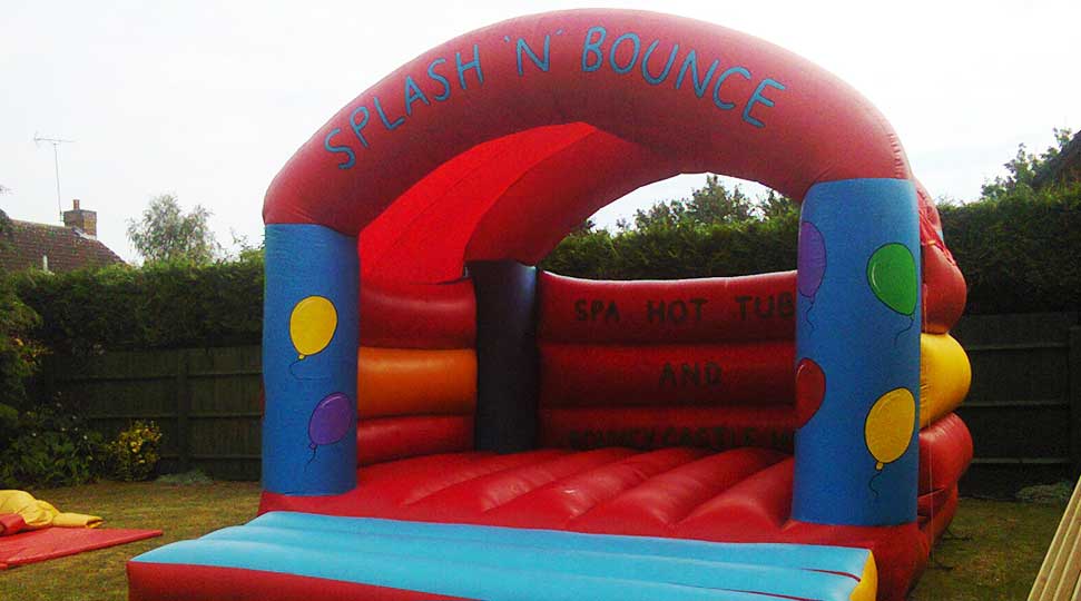 Inflatables with rain covers Northamptonshire